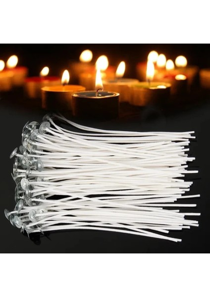 10CM Tarzı Dıy Mum Fitilleri Dumansız Balmumu Saf Mum Tutucular Gazyağı Lambası Balmumu Hattı Için Pamuk Çekirdek Fitilleri Balmumu Hattı 2. cm (Yurt Dışından) fiyatları