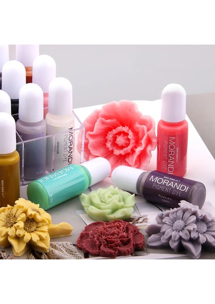 Siyah Stil Silikon Dünya 10 ml 24 Renk Alayları Dıy Uv Epoksi Reçine El Sanatları Morandi Boya Mürekkep Renklendirici Takı Yapımı Malzemeleri Araçları (Yurt Dışından) fırsatları