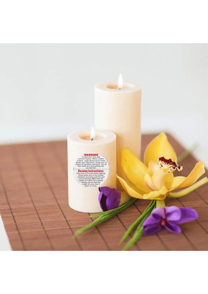 Renkli Stil Yeni Dekorasyon Dairesel Uyarı Etiketi Balmumu Erime Güvenlik Çıkartmalar Çıkartması Mum Mum Kavanoz Konteyner Etiketleri (Yurt Dışından) modelleri