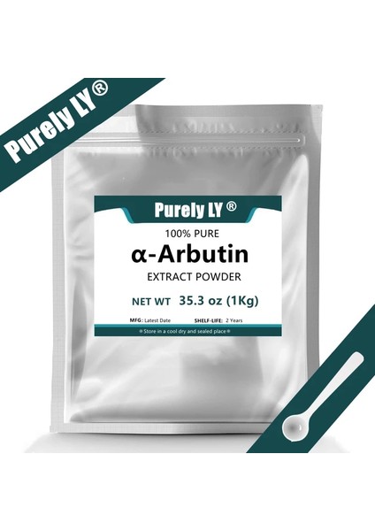 100G Tarzı % 99 Alfa Arbutin Tozu Cilt Beyazlatıcı Kozmetik Hammaddesi (Yurt Dışından)