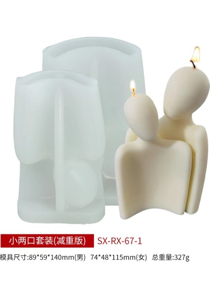 No.12 Tarzı Aile Severler Mum Silikon Kalıp Dıy Epoksi Reçine Mum Kalıp Aromaterapi Mum Balmumu Kalıpları Kil Alçı Zanaat Döküm Kalıp (Yurt Dışından)