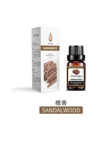 Sandal Ağacı Tarzı 10 ml Yeni Lavanta Aromaterapi Suda Çözünür Gül Esansiyel Yağı Yatak Odası Oturma Odası Nemlendirici Özel Mum Esansiyel Yağı (Yurt Dışından)