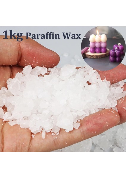 1kg Tarzı 1 kg Parafin Mum Yapımı Için Parafin Mum Balmumu Dıy El Yapımı Mum Yapımı Balmumu El Sanatları Için Parafin Mum Balmumu Malzemeleri (Yurt Dışından)