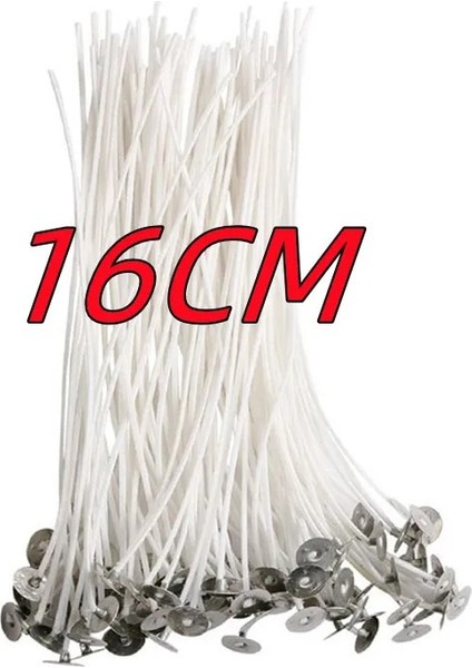 16CM Tarzı Dıy Mum Fitilleri Dumansız Balmumu Saf Mum Tutucular Gazyağı Lambası Balmumu Hattı Için Pamuk Çekirdek Fitilleri Balmumu Hattı 2. cm (Yurt Dışından)