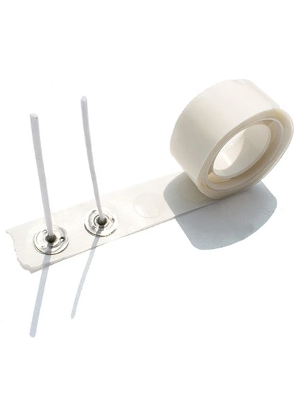 100 Adet Tarzı Şeffaf Yuvarlak Sabit Tutkal 12MM Çift Taraflı Tutkal Mum Fitili Çıkartmalar Yapmak Için Sabit Parti Balon Araçları (Yurt Dışından)