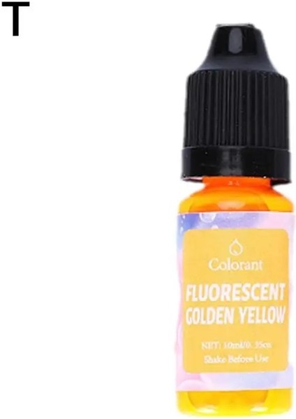 T Tarzı 24 Renk 10 ml Regments Dıy Uv Epoksi Reçine Kalıp Mum Sabun Boya Renklendirici Dıy Kokulu Mum Renk Özü Sabunu Soya Balmumu (Yurt Dışından)