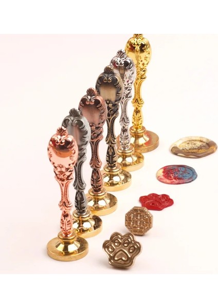 No.2 Tarzı Mum Mühür Kolu Vintage Zanaat Malzemeleri Metal Balmumu Kolu Hediye Paketi Mühür Düğün Davetiyesi Scrapbooking Araçları ve Malzemeleri (Yurt Dışından) fiyatları
