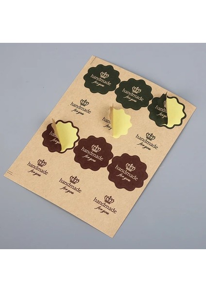 WS4542-J Stili Diy Mum Aromaterapi Kavanoz Mumlar Vintage Kağıt El Yapımı Etiket Mum Yapımı Malzemeleri Etiket Kavanoz Mumlar M (Yurt Dışından)