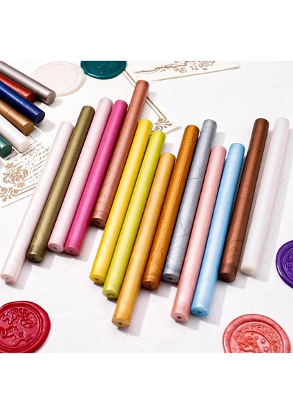 XIANGYABAI10PCS Tarzı Silindirik Balmumu Sopa Çok Renkli Isteğe Bağlı Dıy Zarf Hediye Davetiye Çevre Açısından Zarif Retro Sızdırmazlık Balmumu (Yurt Dışından) fırsatları