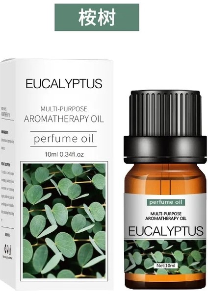 Okaliptüs Tarzı 18 Çeşit Koku 10ML Lavanta Esansiyel Yağı Araba Suda Çözünür Uçucu Yağ Nemlendirici Kokulu Mum Sabunu Dıy Üretim (Yurt Dışından)