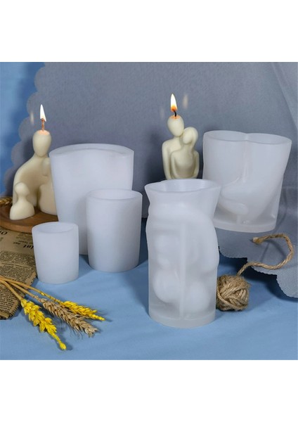 No.5 Tarzı Aile Severler Mum Silikon Kalıp Dıy Epoksi Reçine Mum Kalıp Aromaterapi Mum Balmumu Kalıpları Kil Alçı Zanaat Döküm Kalıp (Yurt Dışından) modelleri