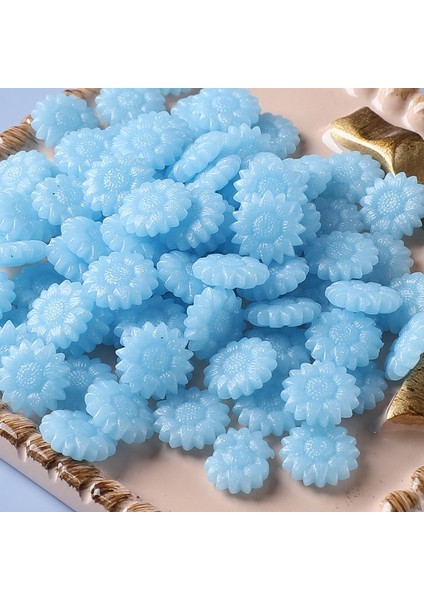 No.4 Stili Sedefli Renk Ateş Boya Balmumu Granülleri Ayçiçeği Ayçiçeği Şekli Yangın Boya Mühür Balmumu Granülleri Diy Davetiye Zarf Mühür (Yurt Dışından)