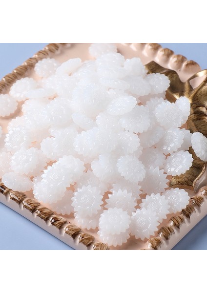 No.4 Stili Sedefli Renk Ateş Boya Balmumu Granülleri Ayçiçeği Ayçiçeği Şekli Yangın Boya Mühür Balmumu Granülleri Diy Davetiye Zarf Mühür (Yurt Dışından)
