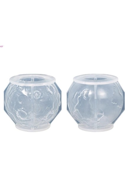 Ay Tarzı Ay Topu Şekli Reçine Kalıp Dıy Sabun Dekorasyon-Dünya Gezegeni Silikon Kalıp (Yurt Dışından) modelleri