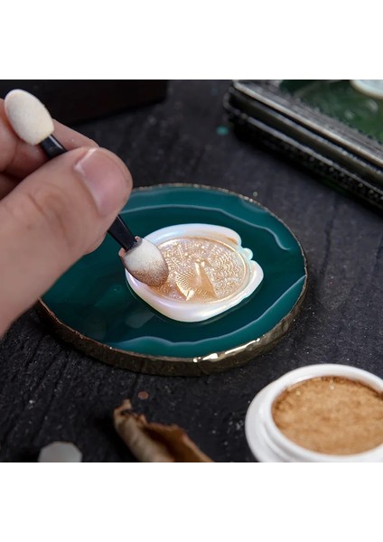 No.20 Tarzı Altın ve Gümüş Balmumu Macunu Mavi Mor Öğrenci Parlak Pullar Kristal Elmas Dıy Retro Zarf Düğün Davetiyesi Scrapbooking (Yurt Dışından) fiyatları