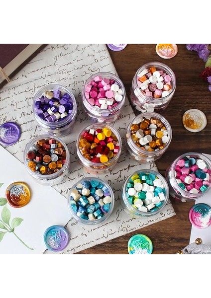 Çöl Tarzı Sekizgen Sızdırmazlık Balmumu Scrapbooking Mühür Damga Düğün Doğum Günü Partisi Davetiyesi Zarf Kart Dekorasyon Vintage Mix Renk (Yurt Dışından) indirimleri