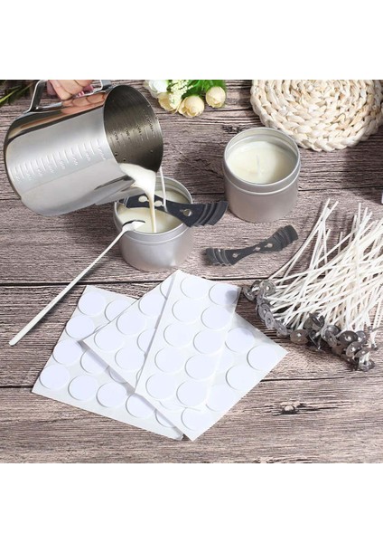 Ben Tarzım Mum Yapımı Malzemeleri Kiti Dıy El Yapımı Kokulu Mum Yapımı Aracı Soya Balmumu Eritme Malzemesi Kiti Aromaterapi Mum Kavanoz Kalıp (Yurt Dışından)