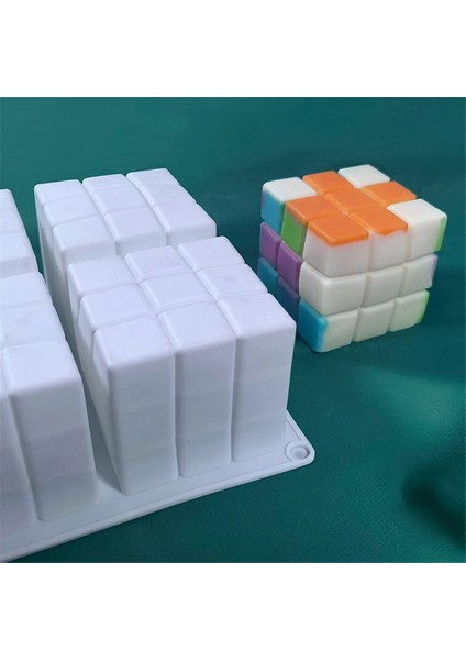 No.8 Tarzı Küp Mum Silikon Kalıp Dıy Epoksi Reçine Mum Kalıp Aromaterapi Mum Balmumu Kalıpları Kil Alçı Zanaat Döküm Kalıp Ev Dekor (Yurt Dışından) indirimleri