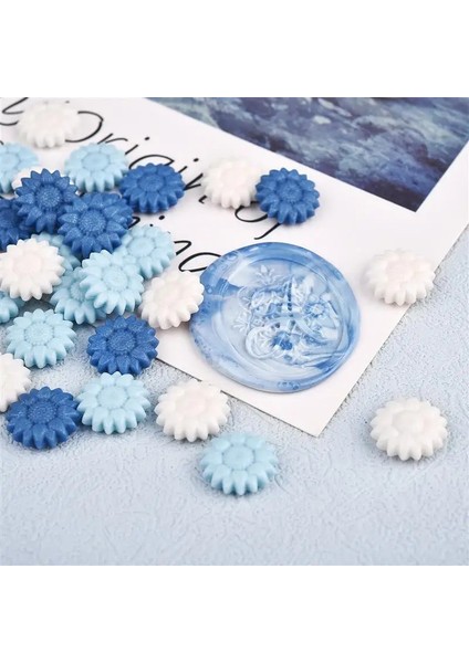 No.6 Stili Çanta Ayçiçeği Balmumu Boncuk Vintage Sızdırmazlık Balmumu Mix Renk Mühür Damga Scrapbooking Craft Hediye Düğün Davetiyesi (Yurt Dışından) fırsatları