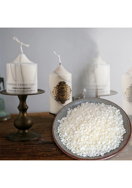 50G Tarzı Doğal Soya Balmumu Pul Kokulu Mum Hammadde 100% Katkısız Dıy Dumansız Mum Soya Balmumu Yapımı El Sanatları Malzemeleri (Yurt Dışından) fiyatları