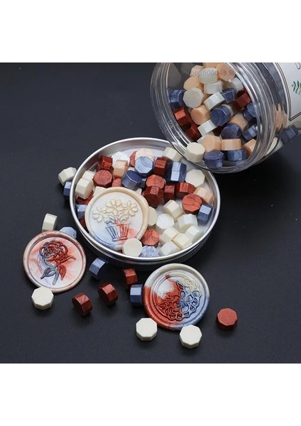 5-30G Tarzı Çanta Vintage Mühür Mumu Mix Renk Balmumu Boncuk Yeni Renk Sekizgen Mühür Pullar Zarf Düğün Davetiyeleri Dıy Malzemeleri (Yurt Dışından)