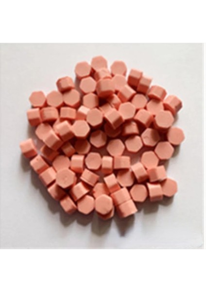 Pembe Tarzı Retro Yangın Boya Sızdırmazlık Balmumu Çantası 35G Altıgen Altın Pembe Dıy Mix ve Maç Renk Düğün Davetiyesi Sızdırmazlık Malzemeleri (Yurt Dışından)