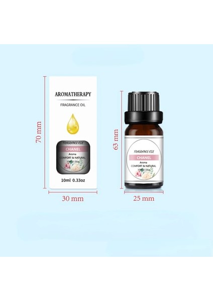 Mingjing Shop3 Limon Tarzı 10 ml Suda Çözünür Bitki Esansiyel Yağı Nemlendirici Aromaterapi Makinesi Için Özel Çok Sahneli Koku Ev Ürünleri (Yurt Dışından)