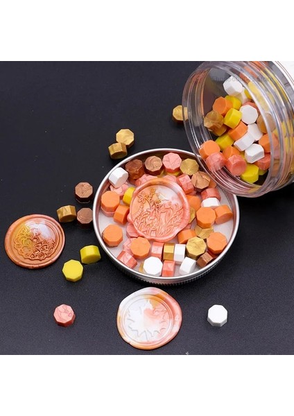 4-30G Tarzı Çanta Vintage Mühür Mumu Mix Renk Balmumu Boncuk Yeni Renk Sekizgen Mühür Pullar Zarf Düğün Davetiyeleri Dıy Malzemeleri (Yurt Dışından)