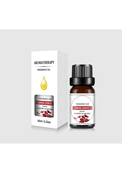 Coco Stili 10 ml Suda Çözünür Bitki Esansiyel Yağı Nemlendirici Aromaterapi Makinesi Için Özel Çok Sahneli Koku Ev Ürünleri (Yurt Dışından)