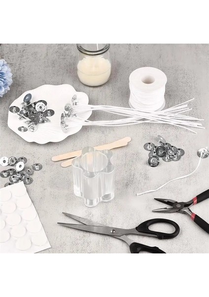 12.5MM-100 Adet Tarzı Lot El Yapımı Mum Fitil Sekmeleri Metal Mum Fitilleri Sürdürülebilir Sekmeler Mum Fitilleri Tabanı Dıy Mum Yapımı Için Dıy Zanaat Araçları (Yurt Dışından) indirimleri
