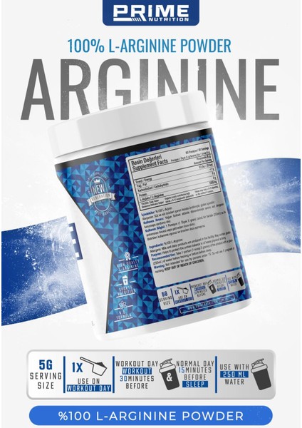 Prime Nutrition L-Arginine 300 Gram