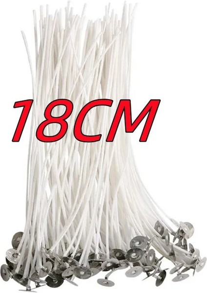 Mingjing Shop3 18CM Tarzı Dıy Mum Fitilleri Dumansız Balmumu Saf Mum Tutucular Gazyağı Lambası Balmumu Hattı Için Pamuk Çekirdek Fitilleri Balmumu Hattı 2. cm (Yurt Dışından)