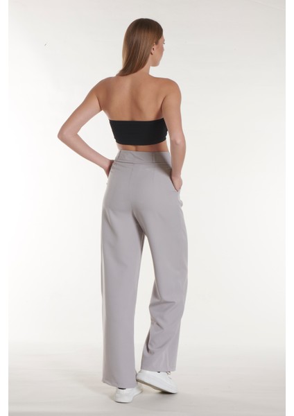 Gri Palazzo Pantolon fırsatları