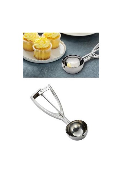 ICE CREAM SCOOP AYARLI METAL DONDURMA KAŞIK (3791)