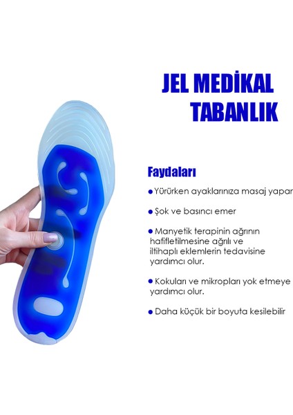 MediGel MG04 - Silikon Masaj | Masaj Yapan, Dinamik Sıvı Dolu, Konfor Iç Tabanlık modelleri