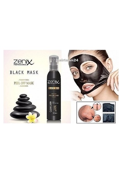 Peel Off Black Face Mask Siyah Maske x 130 ml 5 Adet