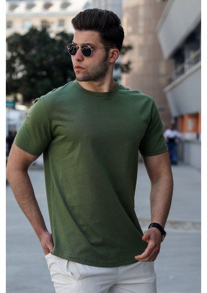 Haki Erkek Tişört 4951