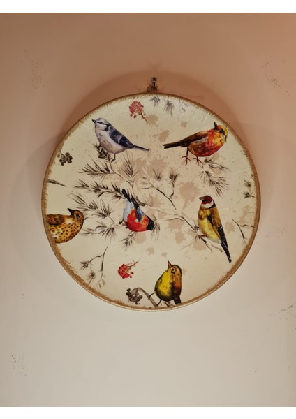 Duvar Dekorasyon Tabağı (Duvara Asılabilir Durumda)(Porselen)