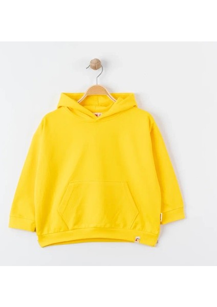 Oversize Eşofman Theme Çocuk Kapşonlu Sweatshirt 27097