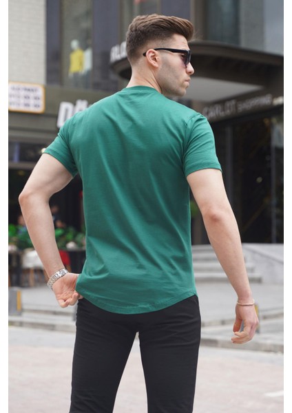 Yeşil Polo Yaka Basic Erkek Tişört 6132 fiyatları