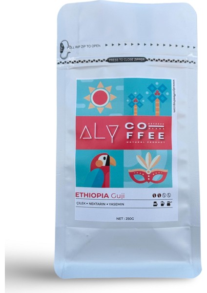 Ethiopia Guji Yöresel Kahve 250gr