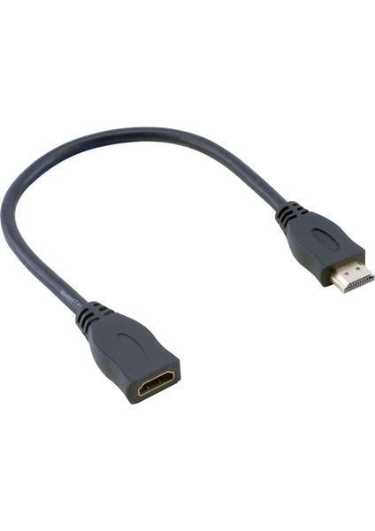 HDMI Erkek - HDMI Dişi Port HDMI Uzatma Kablosu - 30CM