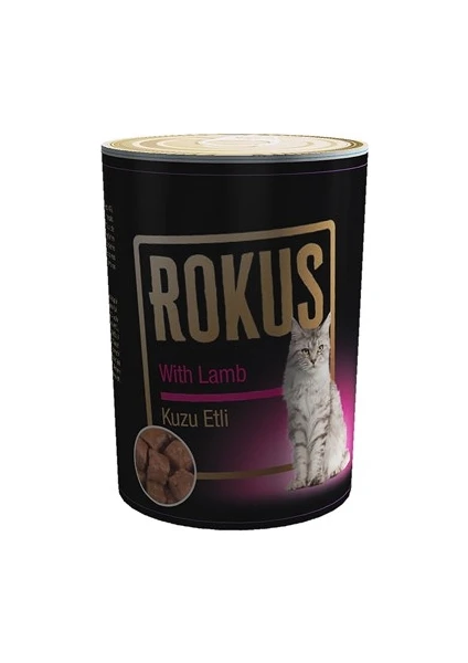 Kuzu Etli Kedi Konserve Mama 24X410Gr