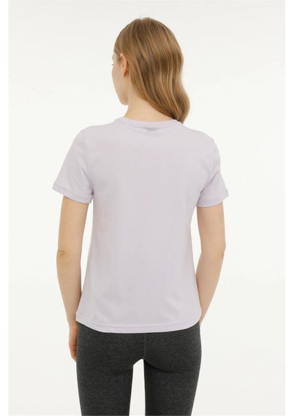 A10150384708010 4m Wb V Neck 11CT126 4fx Lıla Kadın T-Shirt