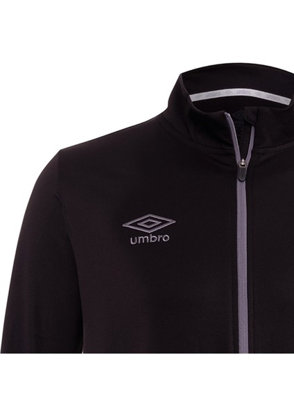 Siyah Fermuarlı Eşofman Üst Ceket TC-0121 Umbro Deer Camp Jacket Black - Erkek Siyah Fermuarlı Üst Ceket