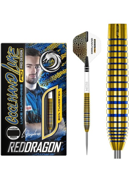 Luke Humphries Tx3 Gold Se % 90 Tungsten Çelik Uçlu Dart Oku