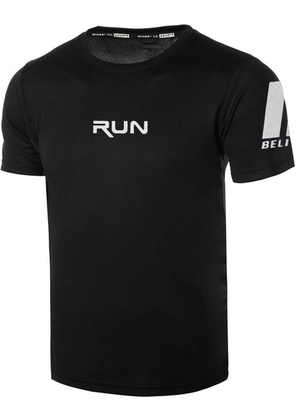 Erkek Nem Emici Hızlı Kuruma Performans Running Spor T-Shirt