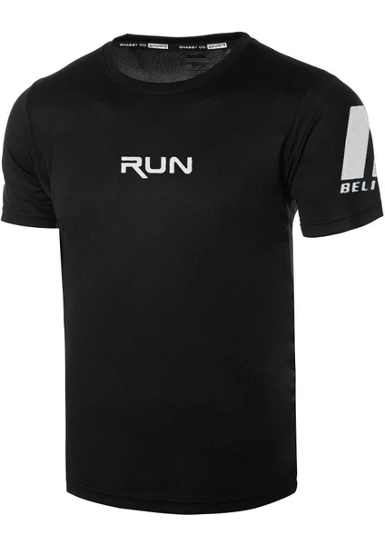 Ghassy Co. Erkek Nem Emici Hızlı Kuruma Performans Running Spor T-Shirt