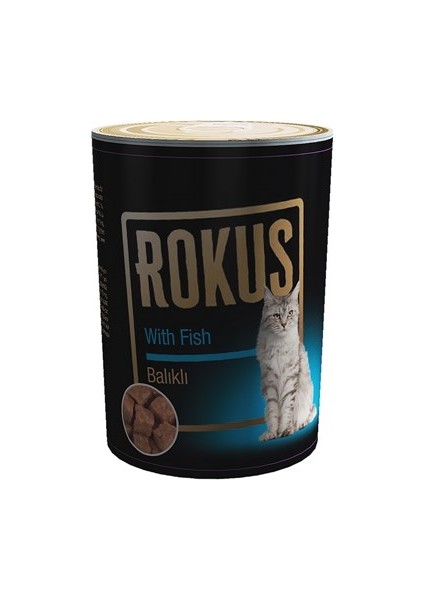 Balıklı Kedi Konserve Mama 410Gr