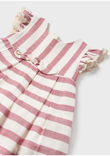 Kız Bebek Fisto Kollu Çizgili Elbise fiyatları